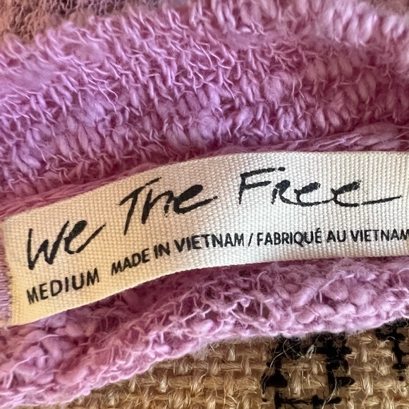 We The Free Ocean Air Hacci Sweater in Magenta Magic - Picture 7 of 11